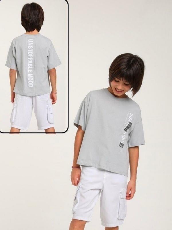 Erkek Çocuk Pamuklu Bel Ayar Lastikli Kargo Şort