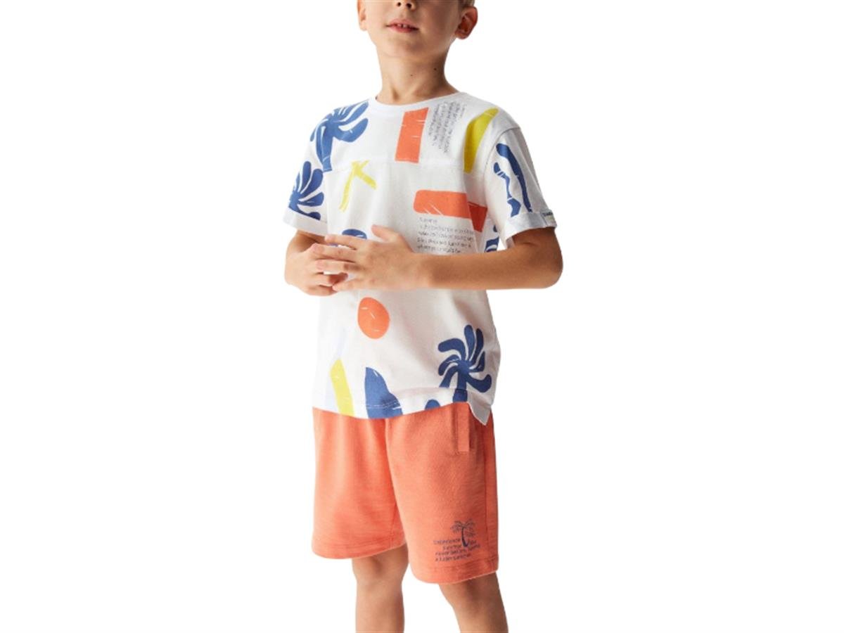 Erkek Çocuk Pamuklu Beli Lastikli Summer Şort