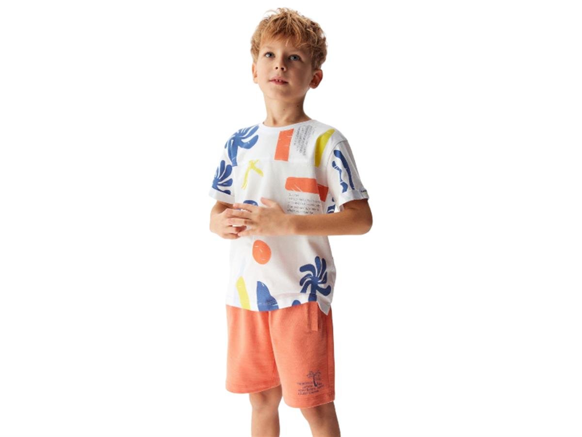 Erkek Çocuk Pamuklu Beli Lastikli Summer Şort