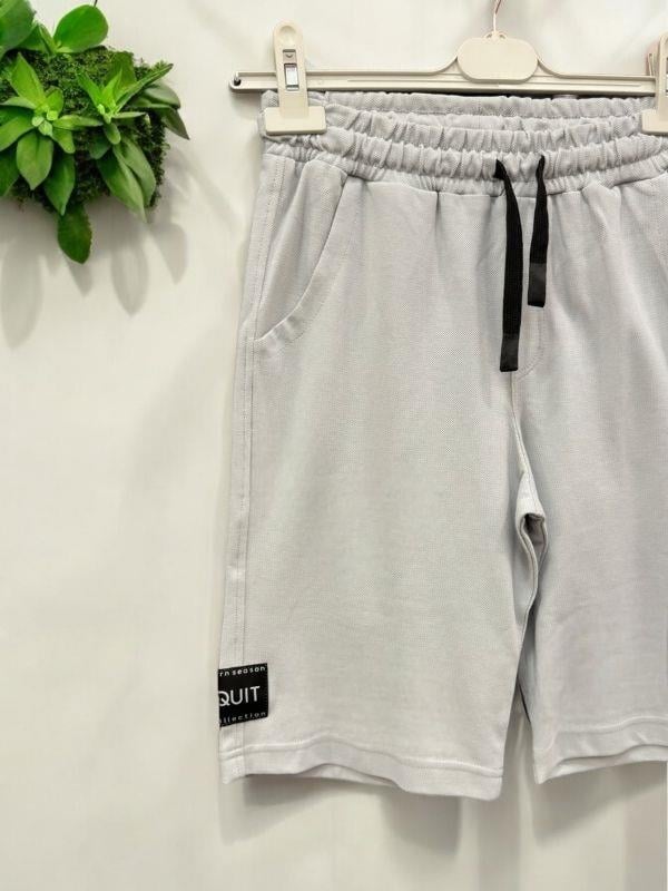 Erkek Çocuk Pamuklu Dokulu Kumaş Şort