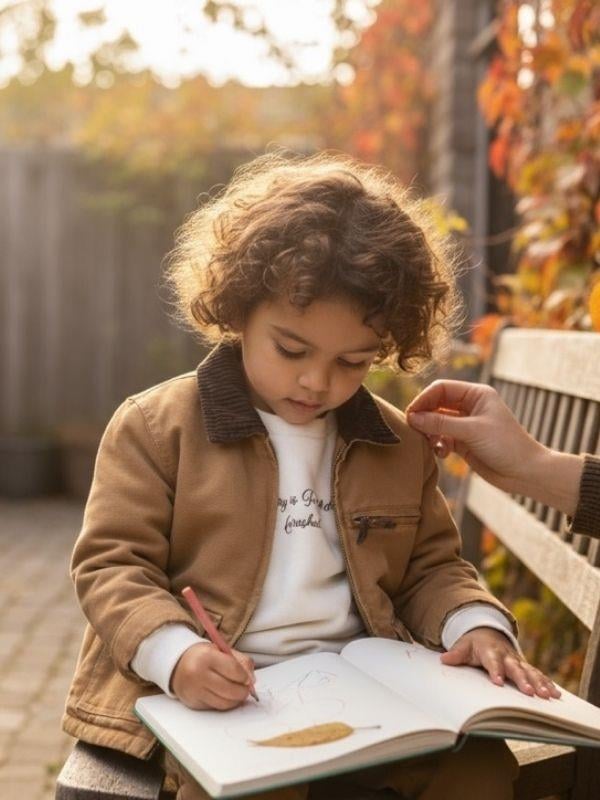 Erkek Çocuk Pamuklu Fitilli Yaka Detaylı Astarlı Cepli Mevsimlik Ceket