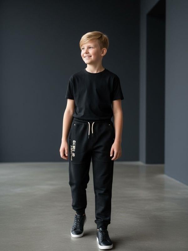 Erkek Çocuk Pamuklu Kapüşonlu Hırkalı Eşofman Takım