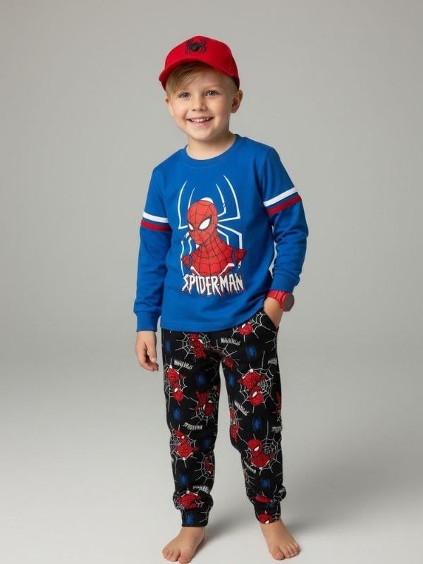 Erkek Çocuk Pamuklu Karakter Baskılı Pijama Takımı