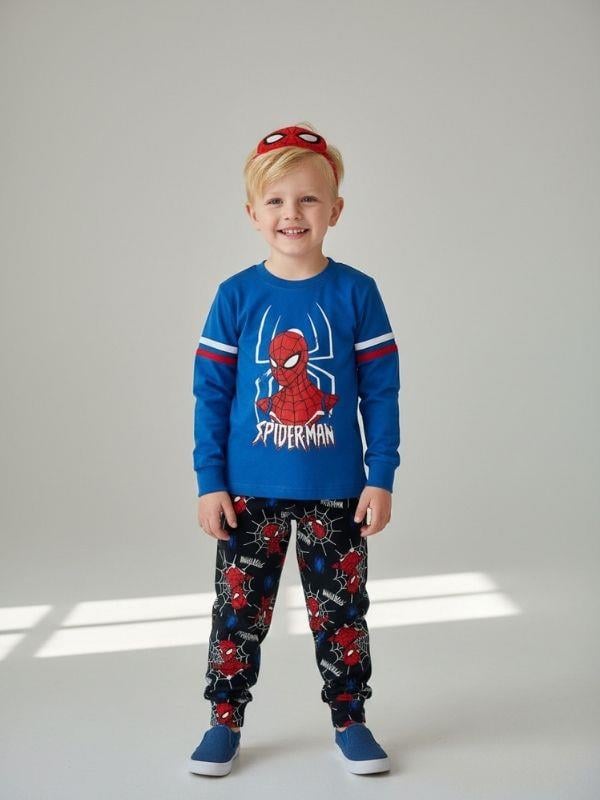 Erkek Çocuk Pamuklu Karakter Baskılı Pijama Takımı