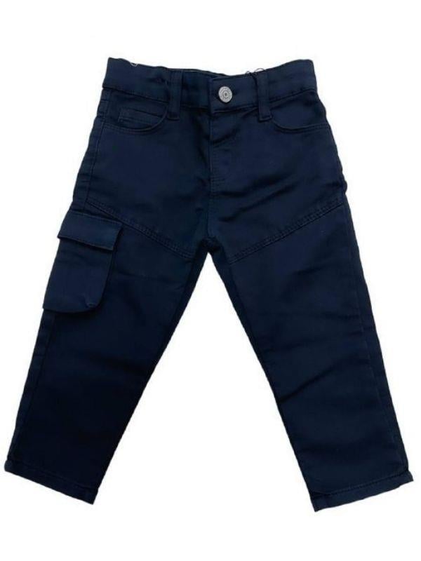 Erkek Çocuk Pamuklu Lcralı Bel AyarLastikli Kargo Pantolon