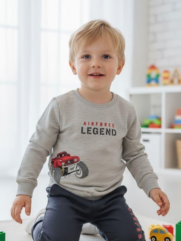 Erkek Çocuk Pamuklu Legend Yazılı Eşofman Takım