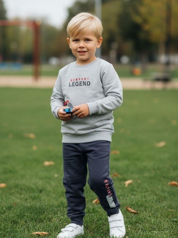 Erkek Çocuk Pamuklu Legend Yazılı Eşofman Takım