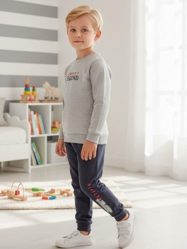 Erkek Çocuk Pamuklu Legend Yazılı Eşofman Takım