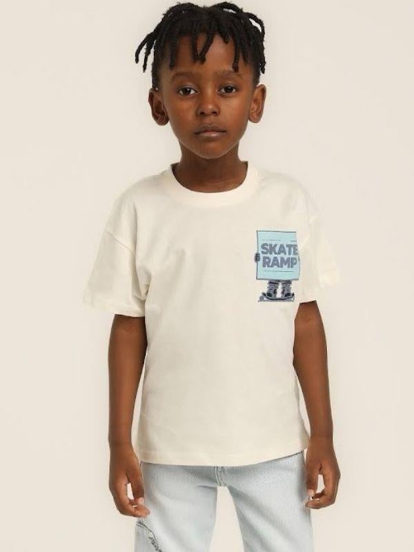 Erkek Çocuk Pamuklu Skate Baskıllı Tshirt