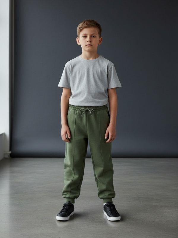 Erkek Çocuk Pamuklu Yumuşak Dokulu Beli Paçası Lastikli Eşofman Altı