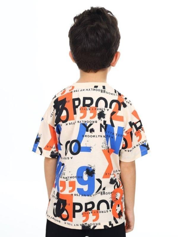 Erkek Çocuk Pano Baskılı Tshirt
