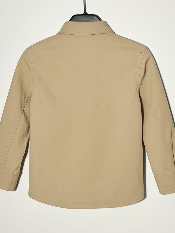 Erkek Çocuk Paraşüt Kumaş Çıtçıtlı Cepli Gömlek