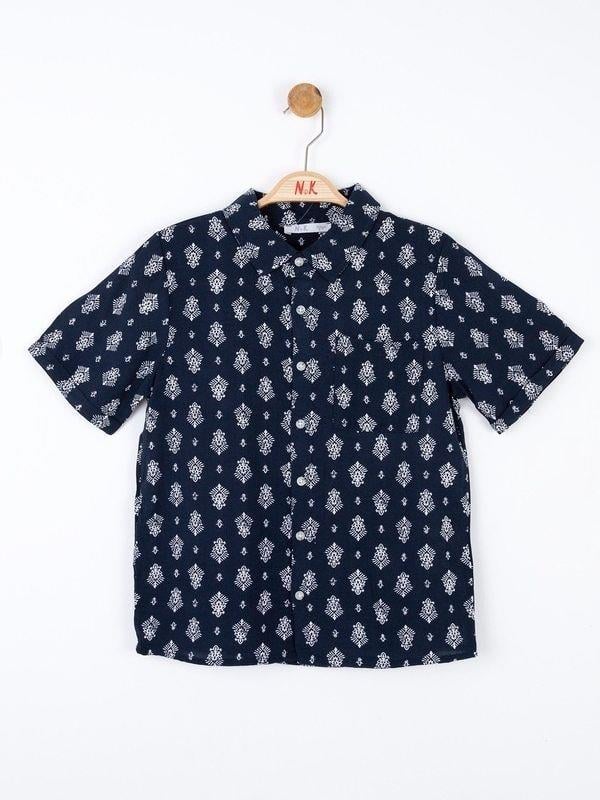 Erkek Çocuk Premier Desenli Gömlek