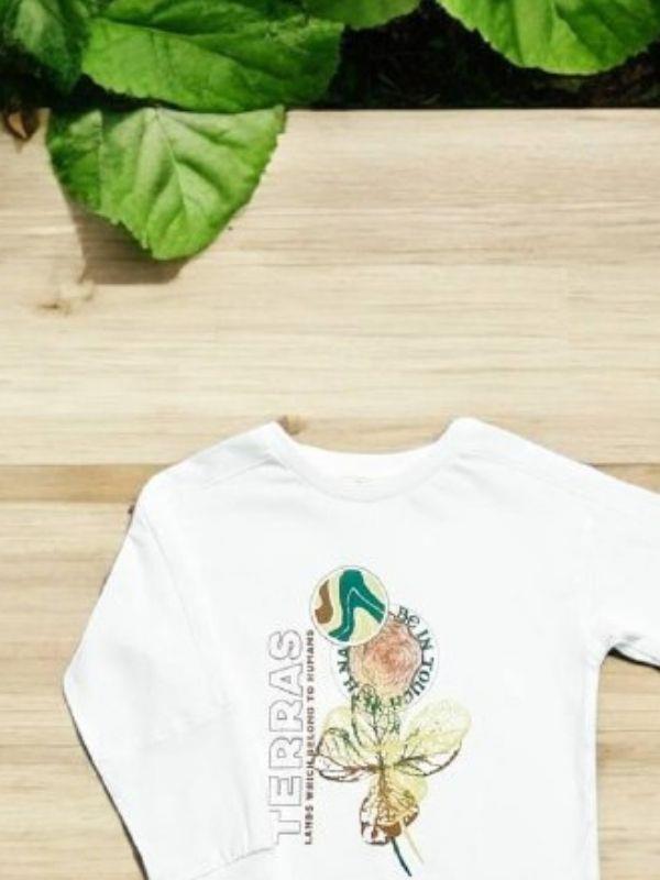 Erkek Çocuk Terras Yazılı Sweatshirt