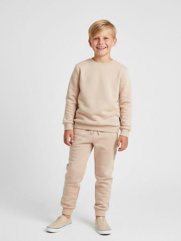 Erkek Çocuk Triko Detaylı Cepli Tasarım Eşofman Altı