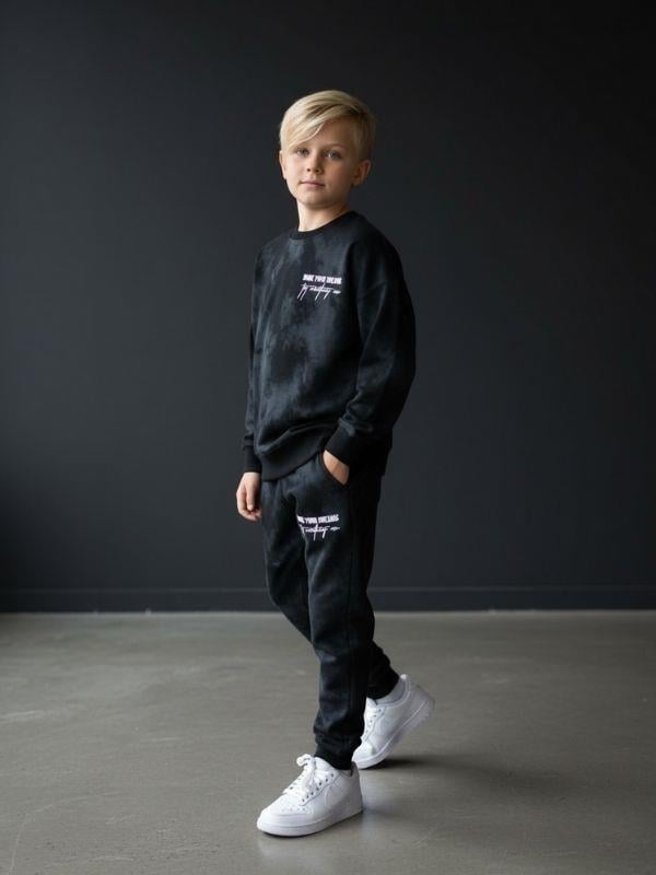 Erkek Çocuk Wake Yazılı Tasarım Eşofman Takım