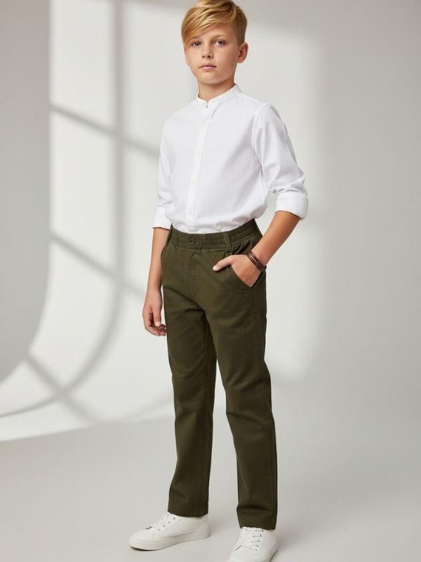 Erkek Çocuk Yumuşak Dokulu Beli Lastikli Pantolon