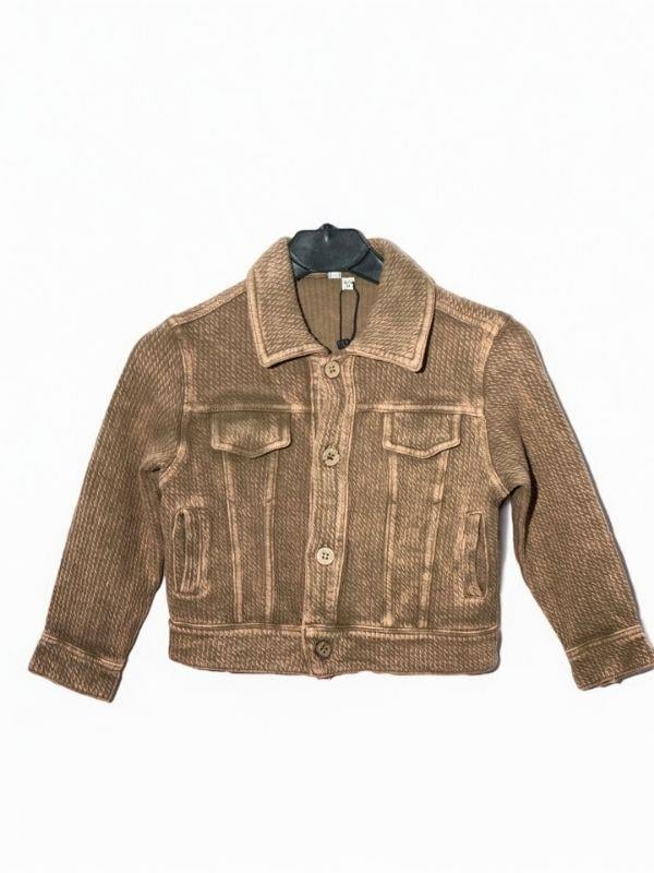 Erkek Çocuk Yumuşak Dokulu Cep Detaylı Ceket