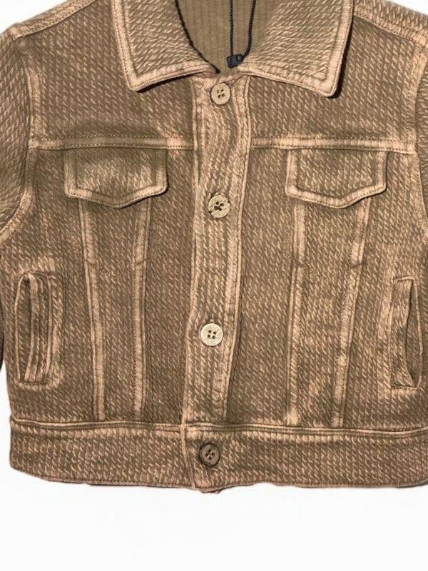 Erkek Çocuk Yumuşak Dokulu Cep Detaylı Ceket