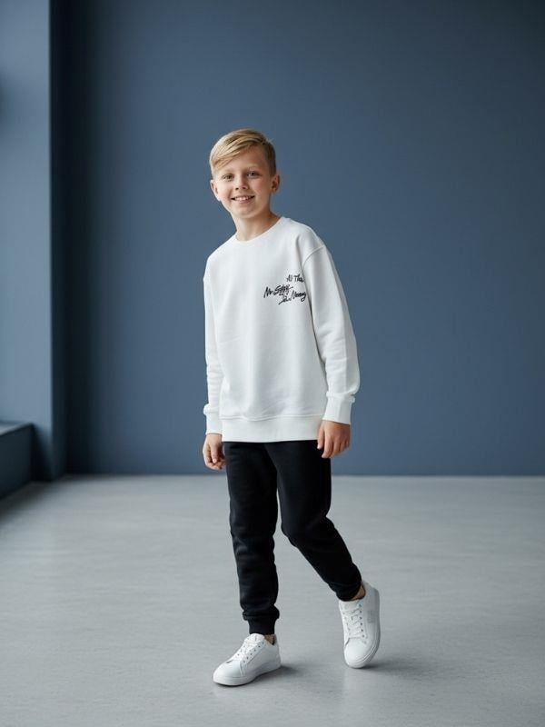 Erkek Çocuk Yumuşak Dokulu Eşofman Takım