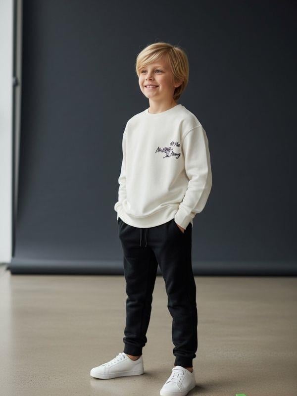 Erkek Çocuk Yumuşak Dokulu Eşofman Takım