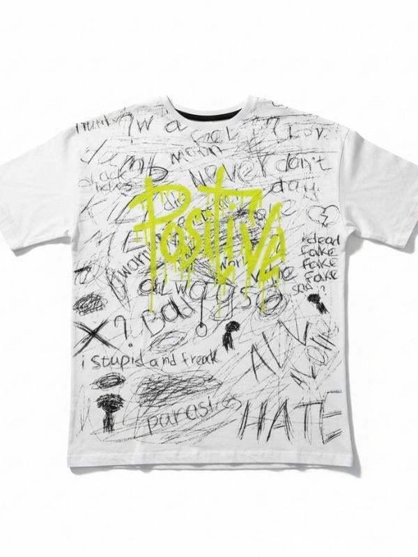 Erkek ÇocuYazı Baskılı Oversize T-shirt