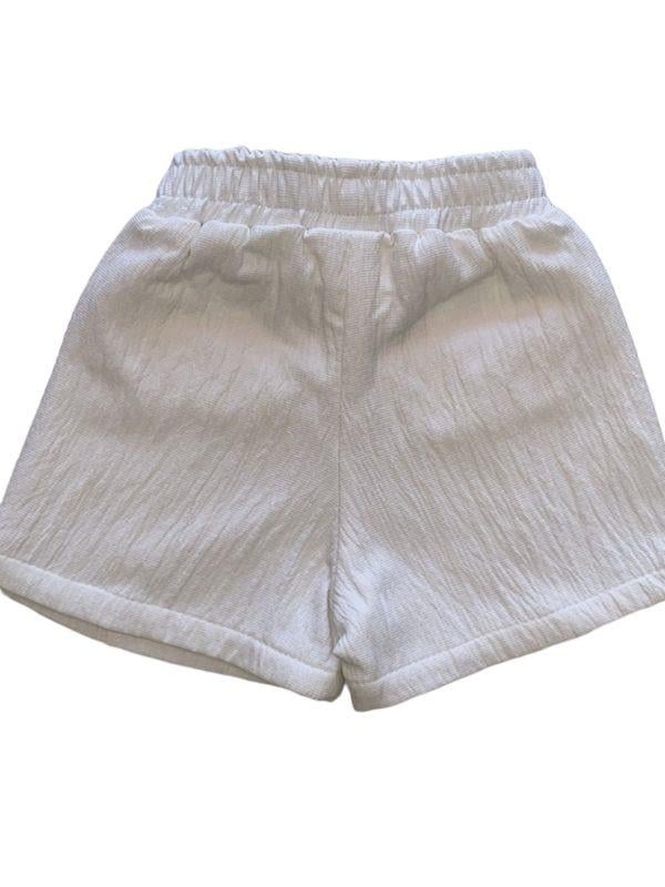 Kız Bebek  Bluzu Fırfırlı Çiçek Desenli Şort Takım