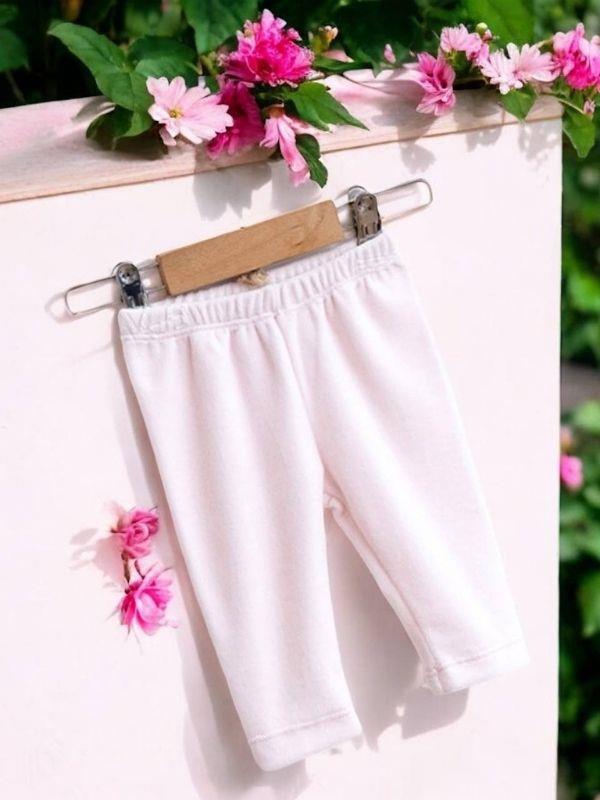 Kız Bebek Çiçek Desenli Emprime Kadife Saç Bantlı Eşofman Takım