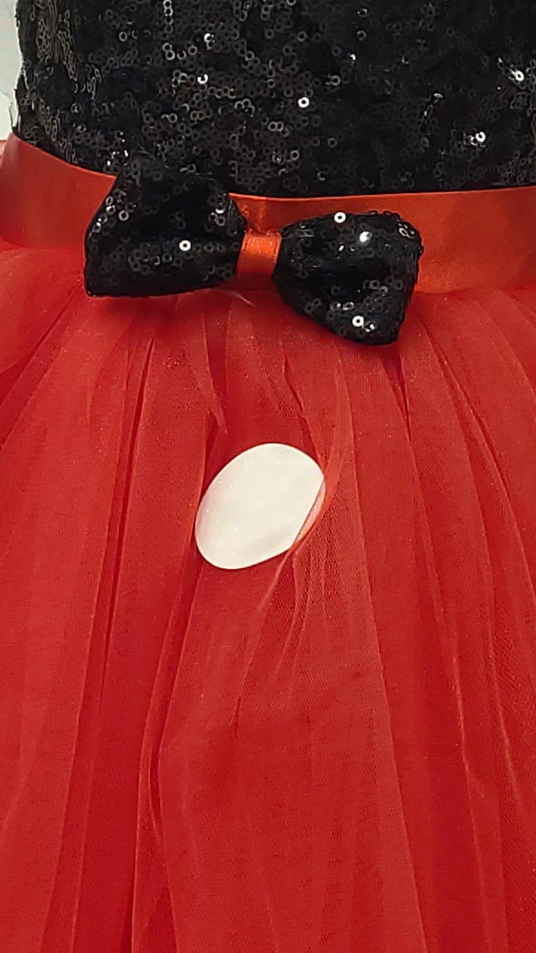 Kız Bebek Çocuk Tarlatanlı Pullu Beyaz Puanlı Abiye