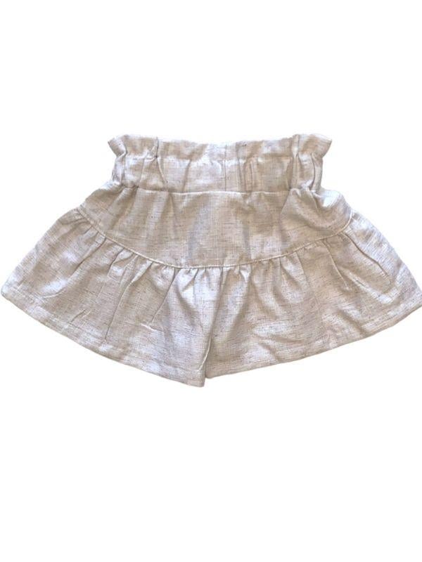 Kız Bebek Çocuk Üst Pütükare Askılı Şortlu Takım