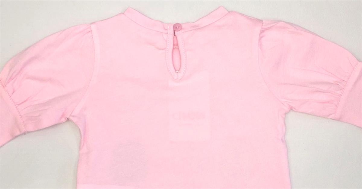 KıZ Bebek Çocuk Uzun Kollu Baskılı Tshirt
