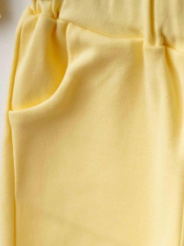 Kız Bebek Elma Baskılı Organik 2 li Takım