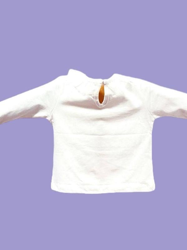 Kız Bebek Honey Bunny Baskılı İnce Uzun Kollu Bluz