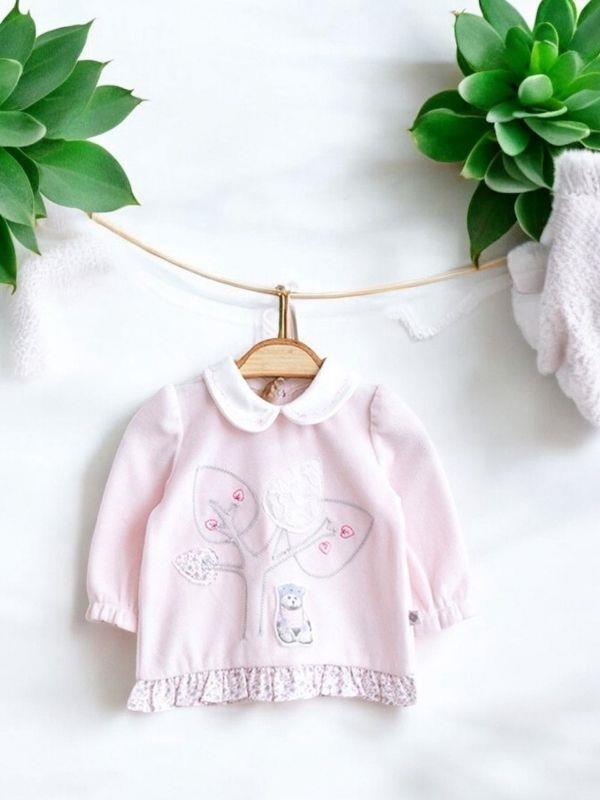 Kız Bebek Kadife 4lü Zıbın Seti