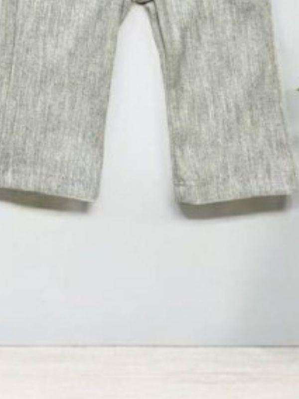 Kız Bebek Kanguru Cep Detaylı Pantolonlu Takım