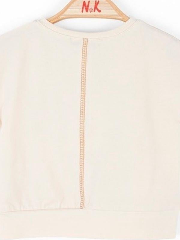 Kız Bebek Kolları Fırfırlı T-shirt