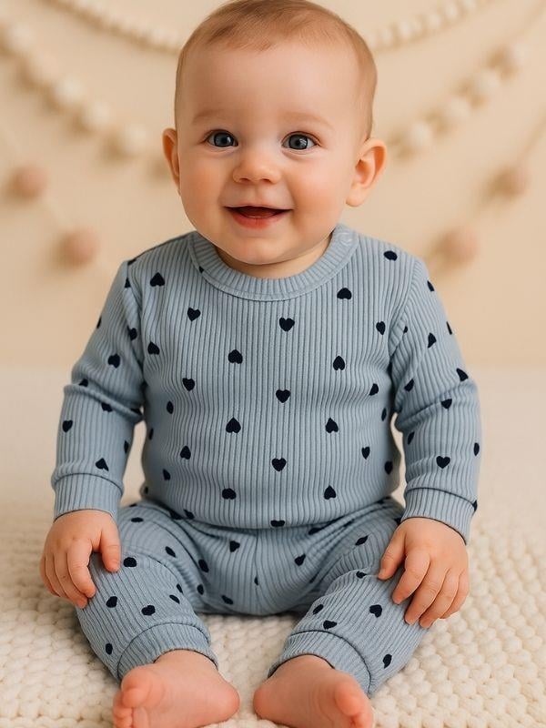 Kız Bebek Pamuklu Alt Üst Eşofman Takımı