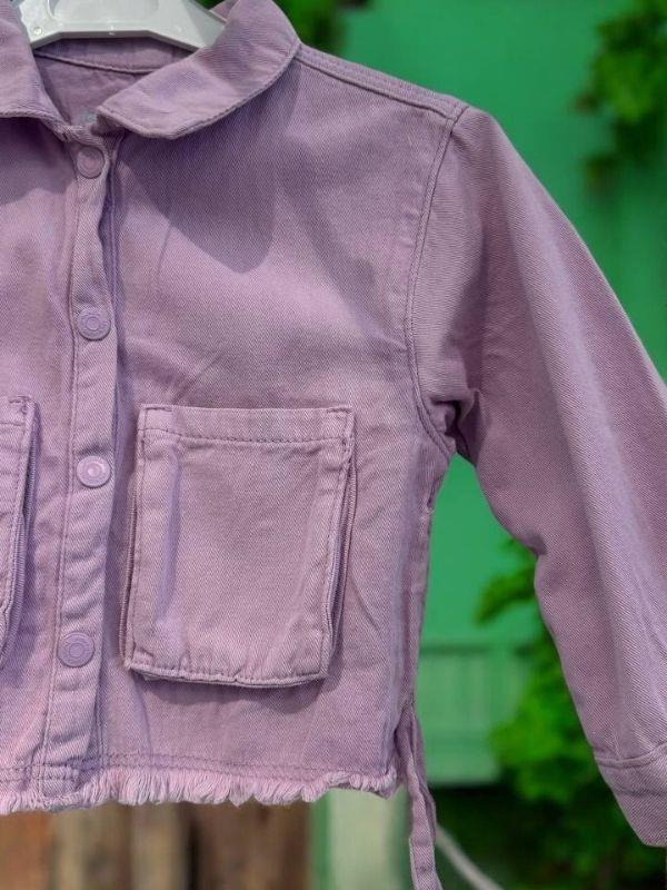 Kız Bebek Pamuklu İnce Dokulu Ceket