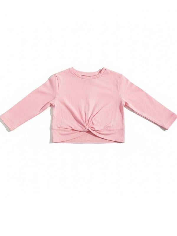 Kız Bebek Pamuklu İnce Uzun Kollu Bluz
