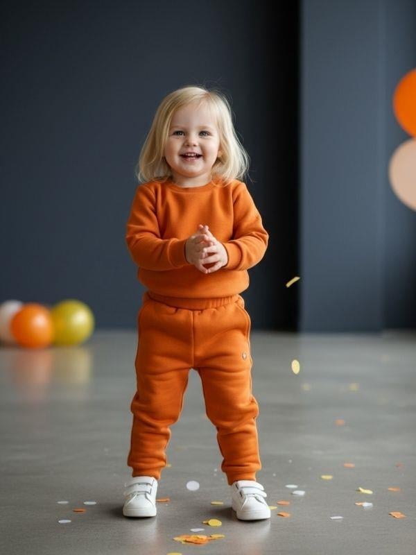 Kız Bebek Pamuklu Orta Kalınlıkta Eşofman Altı