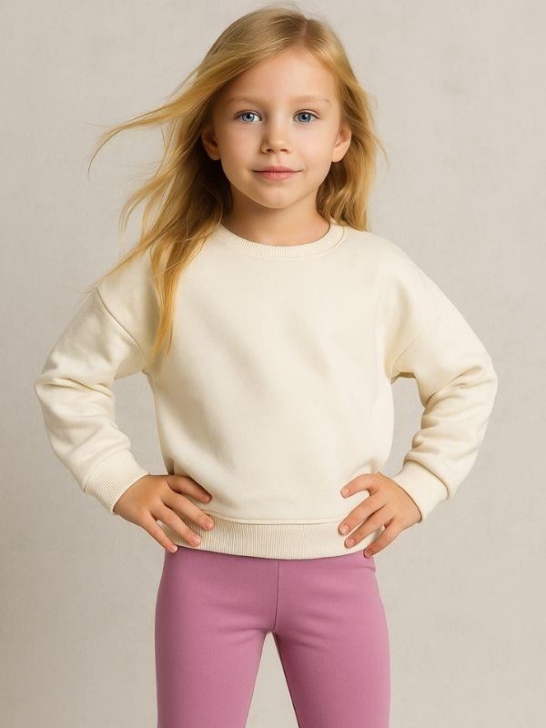 Kız Bebek Pamuklu Yüksek Bel Tayt