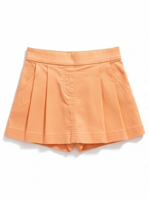 Kız Bebek Pileli Şort Etek