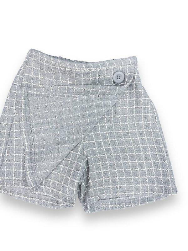 Kız Bebek Simli Şort Etek