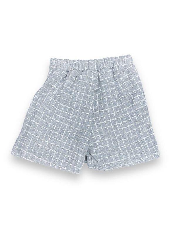 Kız Bebek Simli Şort Etek