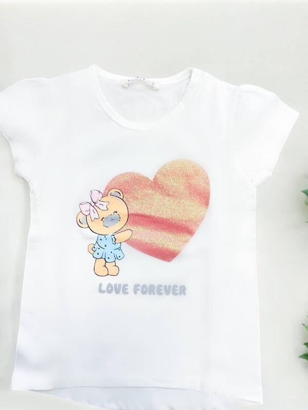 Kız Çocuk Ayıcıklı Taytlı Takım