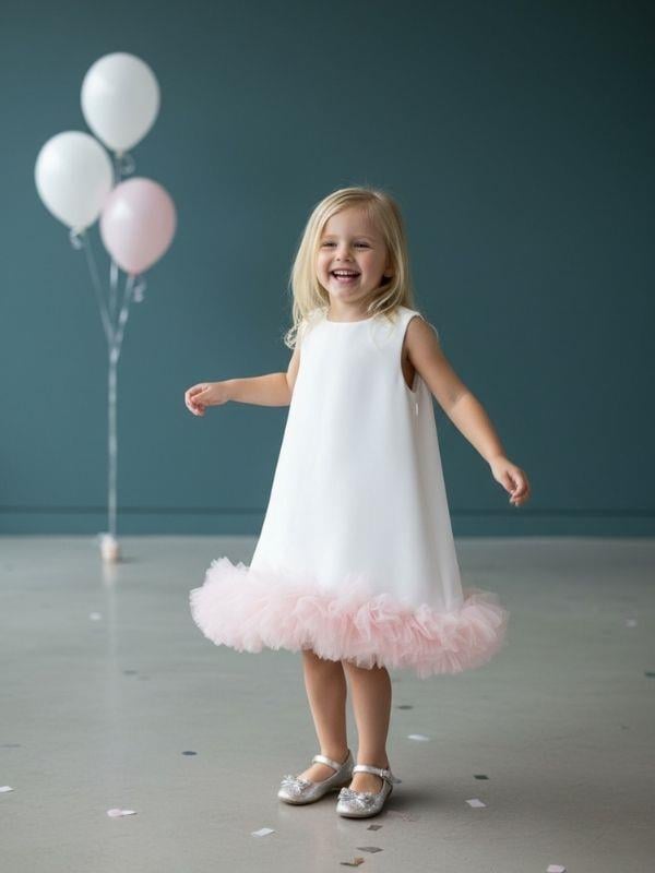 Kız Çocuk Balerin Tasarım Elbise