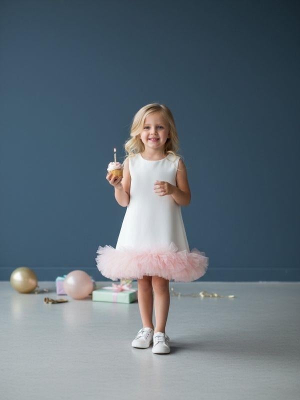 Kız Çocuk Balerin Tasarım Elbise