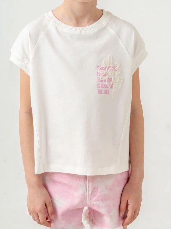 Kız Çocuk Batik Desenli Şortlu Takım