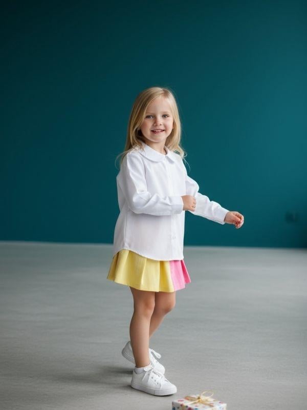 Kız Çocuk Bebe Yaka Gömlek