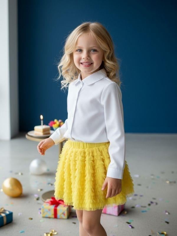 Kız Çocuk Bebe Yaka Gömlek